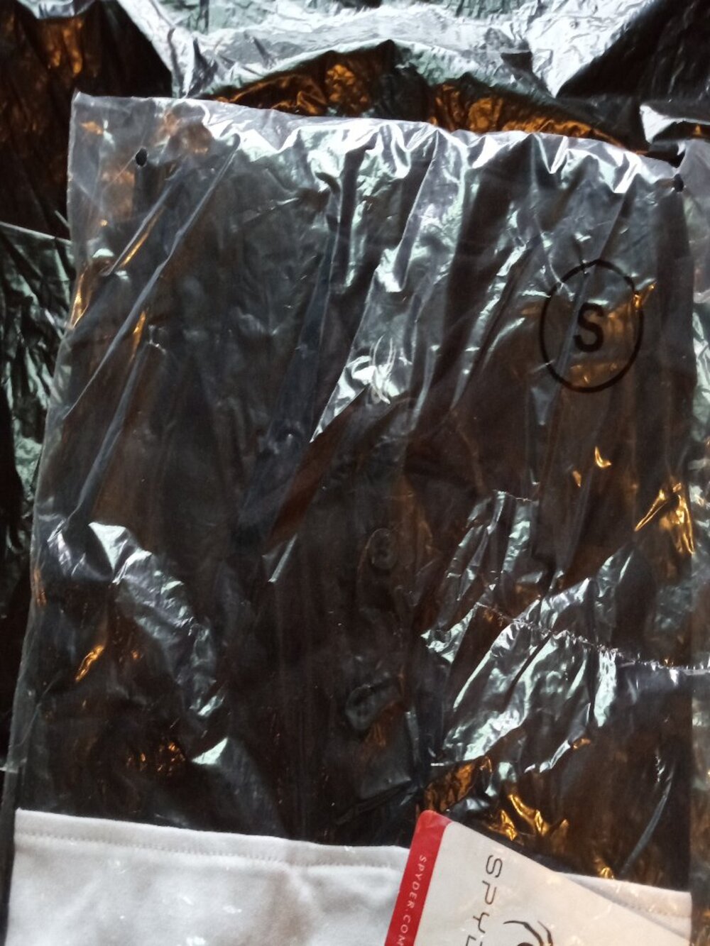 Spyder Mens Polo Shirt Mens Small Black Colorblock (NWT)